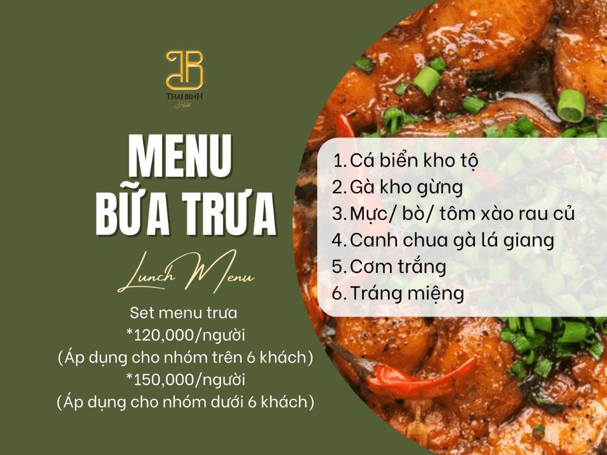 Khach San Thai Binh Chi Khu Co Ong Экстерьер фото